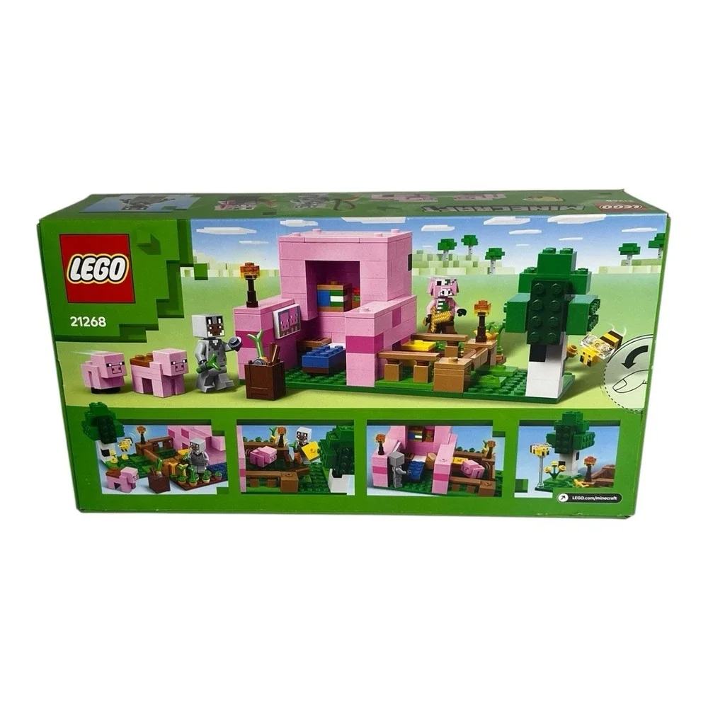 LEGO Minecraft The Baby Pig House 238 Pcs Toy 7+ Figures Playset 21268
